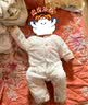 贝肽斯婴儿衣服春连体衣智能恒温纯棉宝宝冬哈衣新生儿连体衣 桃香花语-中开 66cm 实拍图