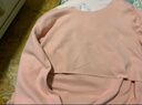 猫人（MiiOW）孕妇哺乳秋衣秋裤套装大码孕期睡衣产后喂奶月子服中厚款保暖内衣 浅粉 XL （参考体重：130-150斤） 实拍图