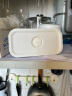 无印良品（MUJI） 聚丙烯可作为保存容器使用附气阀便当盒 饭盒 白色 长形 320ml 实拍图
