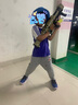 儿童枪玩具筒火箭炮迫击炮仿人真可发射海绵软弹导弹射击拼装男女孩 火箭筒沙漠色+泡弹3发+平底锅+红外+倍镜+背带 实拍图