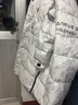 鸭鸭（YAYA）【238g高充绒】羽绒服中长款男士2025年冬季连帽保暖加厚防寒外套 白色迷彩 【新国标90高充绒/-20°抗寒】 L 175 实拍图