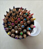 得力(deli)36色水溶性彩铅 原木六角杆彩色铅笔 学生涂色专业彩绘美术画笔套装文具 纸筒DL-7071-36 实拍图