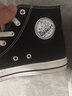 回力（Warrior）高帮帆布鞋男女鞋秋冬季情侣鞋子学生男休闲运动板鞋 经典黑38 实拍图