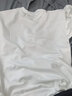 尘行者（CHENXINGZHE） 圆领卫衣男士秋季休闲无帽潮流套头ins学生长袖T恤打底衫 【轻盈版280G-百搭舒适】白色 M 实拍图