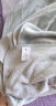 京东京造撸猫毯 400g法兰绒空调毯简约纯色毯沙发午睡盖毯小灰灰100x140cm 实拍图