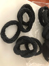 气质高弹力耐用无接缝头绳皮筋女扎头发圈简约扎马尾头饰发绳皮套 FQ04-黑色30根 实拍图