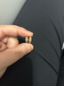 六福珠宝 18K金玫瑰金色车花彩金耳环耳圈 L19TBKE0035R 总重约1.20克 晒单实拍图