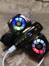 眛音 散热器手机直播降温静音双核半导体制冷游戏背夹神器水冷液风扇苹果12Promax三星小米安卓通用 K4枪色双核制冷+带数显+温控+七彩氛围灯 实拍图
