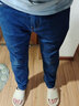JEEP SPIRIT吉普 弹力牛仔裤男直筒秋冬中年男士宽松裤子商务休闲长裤 5907 薄款--蓝色 34 码（腰围2尺6） 实拍图
