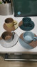 INSCRIPTION 复古欧式咖啡杯碟套装 家用特色餐厅咖啡厅下午茶拉花杯子 黄昏落日-咖啡杯碟+勺 实拍图