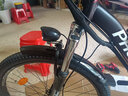 凤凰（Phoenix）新国标电动自行车锂电池助力车山地自行车男女士单车成人电瓶车 699破风轮21速黑红-6AH续航18km 实拍图