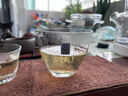TOYO-SASAKI GLASS【品牌官旗】日本进口东洋佐佐木玻璃公道杯茶具分茶器锤目纹公杯 水晶公杯+和风品茗杯 实拍图