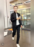edcofgivensi立领外套男士夹克秋冬季新款上衣服褂子帅气时尚休闲修身男装2024 常规款329黑色 XL/175 实拍图