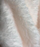 冰洁（BINGJIE）女士夹克秋季新款纯色珊瑚绒潮流休闲立领短外套 白色 2XL 实拍图
