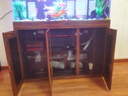 闽江大型新中式客厅家用落地鱼缸水族箱办公室招财免换水底滤龙鱼缸 【4代】酸枝木 【4代精英款】120长*45宽*153高送豪华套餐 实拍图