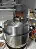 美厨（maxcook）蒸锅 304不锈钢30CM三层蒸锅 加厚复底汤锅 电磁炉通用MCZ8169 实拍图
