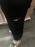 鸿星尔克（ERKE） 运动裤男裤舒适棉质透气针织束脚休闲九分裤学生宽松跑步卫裤子 黑色常规款 XL 体重135-150斤 实拍图