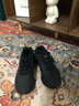 安踏女鞋运动鞋女秋冬新款网面透气跑步鞋软底皮面防水休闲鞋黑色女鞋 （店长推荐秋冬季软底女鞋）黑色 35.5 (5) 实拍图