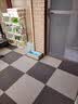 苏毯办公室方块拼接酒店写字楼台球室楼梯商用会议室公司家用DIY地毯 石墨灰03（50cm*50cm 四片装） 实拍图