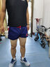 SEOBEAN新款男士运动健身短裤训练跑步裤轻薄速干马拉松短裤男子三分裤子 深蓝色 XL 实拍图