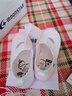 月星童鞋 日本制进口 幼儿园室内小白鞋四季女童居家鞋透气男童帆布鞋 粉色 28 (内长17.5cm适合脚长17cm) 实拍图