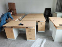 顺富美（SHUNFUMEI） 1.4米职员办公桌 多抽屉单位台式员工电脑桌单人书桌 晒单实拍图