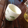 钰铨龙门 山水茶杯 德化羊脂玉瓷手绘主人杯功夫茶具白瓷喝茶杯单杯套组 手绘山水迎福杯-5号（约100ml) 实拍图