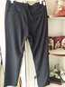 啄木鸟冰丝休闲裤男春夏季抗皱裤子男士宽松直筒商务男裤中老年西装裤男 藏青+黑色【夏款】 32/2尺5 实拍图