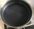 欧乐菲（OLOFE）316L不锈钢平底煎锅少油烟双面蜂巢不粘锅早餐牛排烙饼烤肉煎蛋锅 晶钢盾至尊版 28cm 实拍图