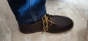 CAT卡特马丁靴男士户外休闲复古单鞋系列工装靴低靴子 深棕 43 实拍图
