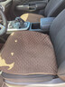 铄行适用于奥迪宝马奔驰专用  亚麻汽车坐垫 四季通用单片座垫无靠背 100%天然亚麻三件套(摩卡棕) 丰田威飒/陆地巡洋舰/兰德酷路泽/霸道/锋兰达 实拍图