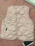 罗蒙儿童羽绒马甲女童内穿保暖轻薄背心男宝宝外穿秋冬坎肩 粉色 120 实拍图
