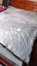无印良品牛奶绒四件套冬季加厚保暖法兰绒加绒床单被套 200*230cm灰色 实拍图