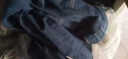 FZHR【2条装】牛仔裤男宽松直筒长裤子男春秋季款加大码休闲男士裤子 009蓝色+009黑色(常规款) 31(2尺4适合125-135斤) 实拍图