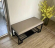 百裕达入户换鞋凳家用门口鞋架可坐穿鞋凳进门凳长凳新中式鞋柜坐凳一体 【60CM长】橙色科技布坐垫 实拍图