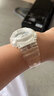 卡西欧（CASIO）Baby-g女表防震防水双显石英表多功能时尚运动学生礼物推荐 冰韧透明白BA-110CR-7A 实拍图