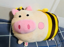 有妮按摩颈椎器跨新年送女友老公男士老婆蜜蜂猪生日礼物男女生男朋友纪念日情人节创意实用元旦礼品 蜜蜂猪按摩抱枕公仔娃娃【无线充电款】 实拍图