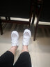 回力女鞋厚底德训鞋女款2025新款秋爆款配阔腿裤百搭增高松糕鞋子 米黑德训鞋（6.0cm超轻厚底） 38 实拍图