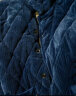 南极人睡衣男士秋冬季珊瑚绒加厚加绒三层夹棉中老年睡衣女士家居服套装 藏青(男款冬天保暖套装) 3XL（推荐160-180斤） 实拍图