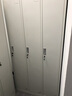 佐盛更衣室柜员工柜鞋柜碗柜家用储物柜更衣柜铁皮柜存包柜 三门 实拍图