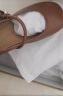 百思图（BASTO）24春商场新款法式羊皮玛丽珍小皮鞋晚风平底女单鞋TP426AQ4 棕色 38 晒单实拍图