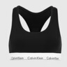 Calvin Klein内衣【明星同款摩登引力带】女士ck轻运动无钢圈工字美背背心文胸 001-太空黑 M 推荐75B-85A 实拍图