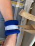 医用手腕约束带脚腕束缚带老人病人四肢通用绑带防自伤人防拔管手脚固定带防抓挠手部捆绑约束带2支装 实拍图