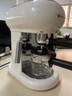 mokkom磨客咖啡机家用意式小型半全自动花式浓缩咖啡蒸汽打奶泡一体泵压式高压萃取多功能 珍珠白-382 实拍图