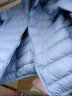 真维斯（JEANSWEST）羽绒服2024春秋季连帽轻薄短款外套白鸭绒保暖舒适浅蓝色L 晒单实拍图