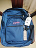 JANSPORT杰斯伯双肩包男旅行轻便背包书包女高中笔记本大学生包电脑包 47JK003 深蓝色-隔层+侧袋 实拍图
