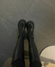 百丽显瘦长筒靴女商场同款增高弹力靴加绒A1V1DDG3 黑色 34 实拍图