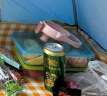 美丽雅一次性饭盒食品级750ml*4套 保鲜分装打包野餐盒带盖耐高温可微波 实拍图