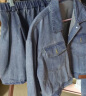 ASK JUNIOR女童套装2024春时尚长袖牛仔夹克外套休闲半身裙两件套 蓝色 170 晒单实拍图