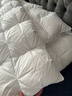 匈牙利正品羽绒被95白鹅绒100%冬被五星级酒店加厚保暖抗菌春秋被 纯洁白静音120支全棉白鹅绒 200*230cm【冬被约充绒1600g】 实拍图